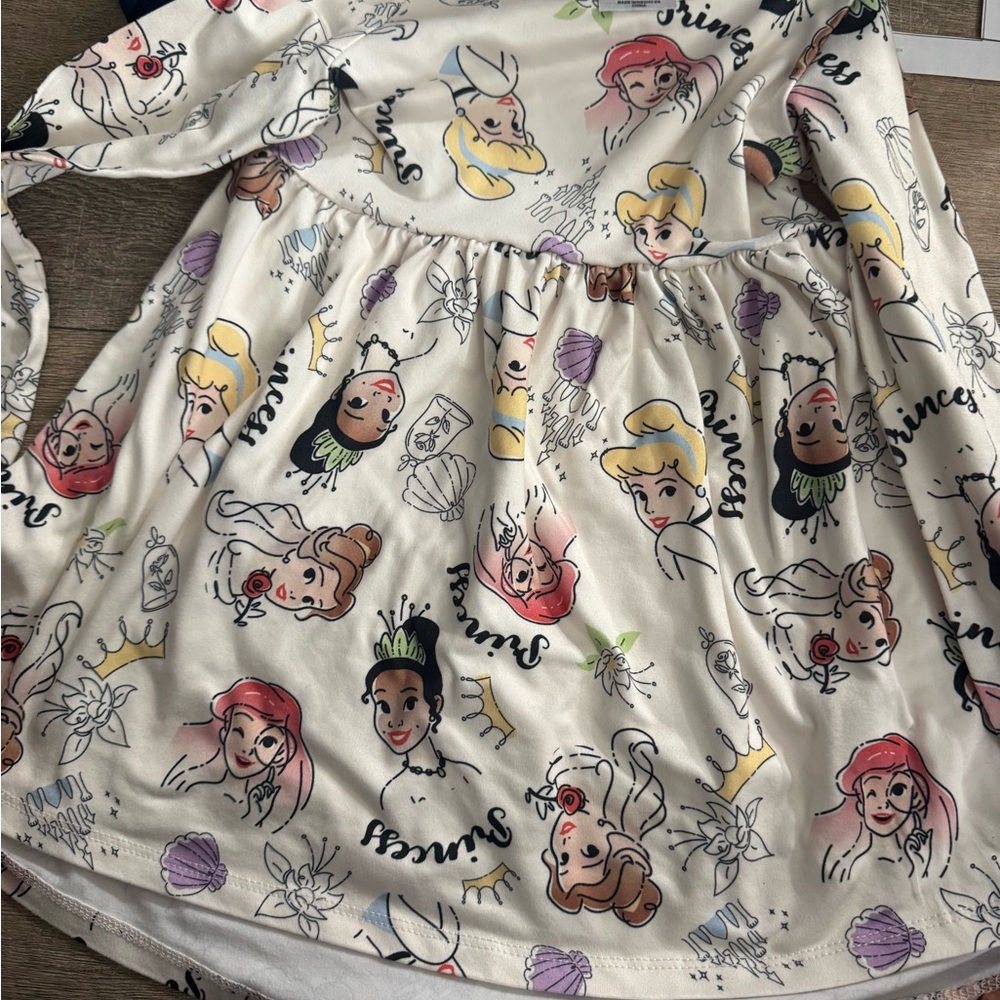 Disney Princess Pastel Character Tee in Cream, Pink, Green